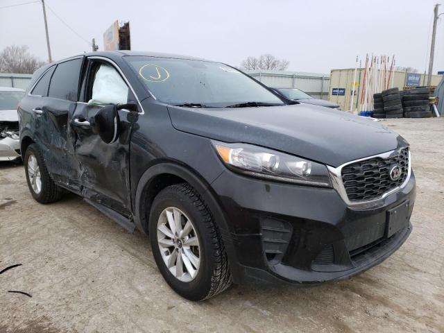 5XYPG4A36KG439047 - 2019 KIA SORENTO L BLACK photo 1