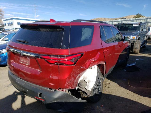 1GNERJKW8NJ157674 - 2022 CHEVROLET TRAVERSE R RED photo 3