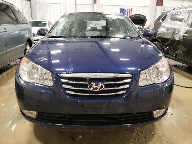 KMHDU4AD0AU950055 - 2010 HYUNDAI ELANTRA BL BLUE photo 5