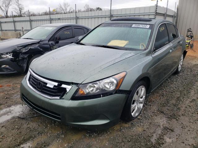 1HGCP26888A157834 - 2008 HONDA ACCORD EXL GREEN photo 2