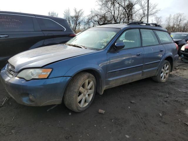 4S4BP62CX67360371 - 2006 SUBARU OUTBACK BLUE photo 1