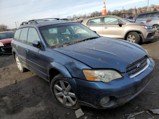 4S4BP62CX67360371 - 2006 SUBARU OUTBACK BLUE photo 4