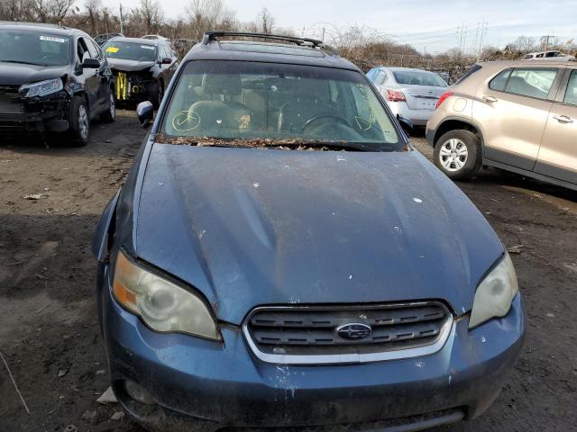 4S4BP62CX67360371 - 2006 SUBARU OUTBACK BLUE photo 5