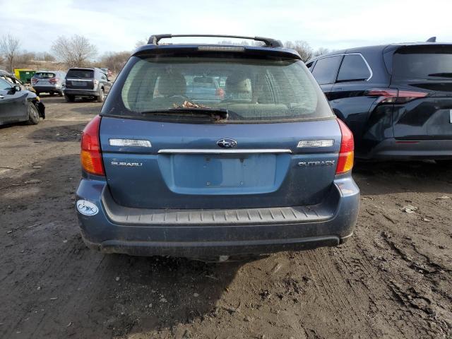 4S4BP62CX67360371 - 2006 SUBARU OUTBACK BLUE photo 6