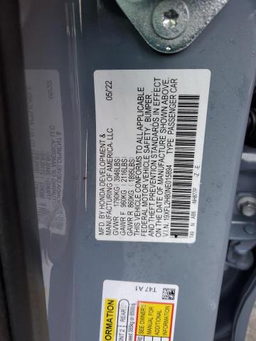 19XFL2H80NE015894 - 2022 HONDA CIVIC SPOR ლურჯი ფოტო 12