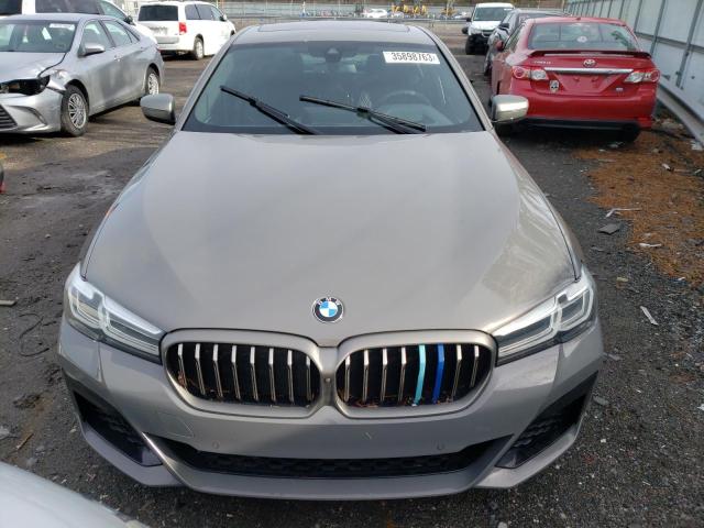 WBA13BK07MCF05638 - 2021 BMW M550XI GRAY photo 5