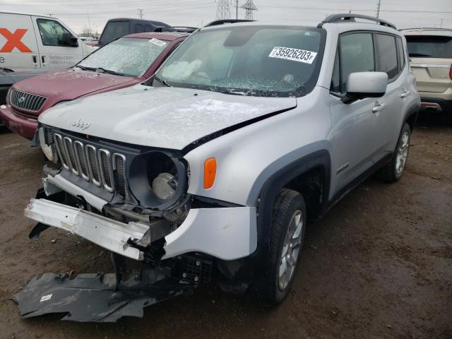 ZACCJBBB2JPJ36787 - 2018 JEEP RENEGADE L SILVER photo 1