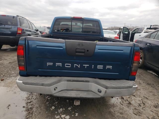 1N6DD26T84C469602 - 2004 NISSAN FRONTIER K BLUE photo 6