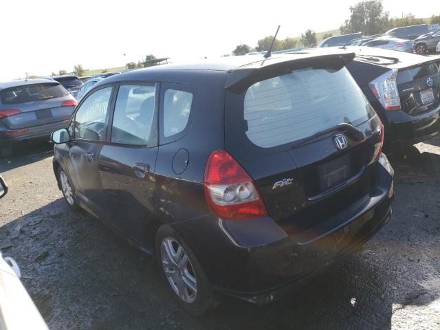 JHMGD38657S037524 - 2007 HONDA FIT 黑色 照片 2