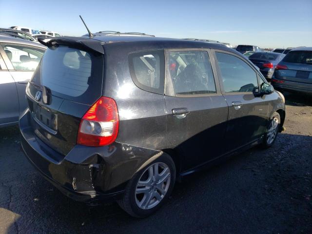 JHMGD38657S037524 - 2007 HONDA FIT 黑色 照片 3