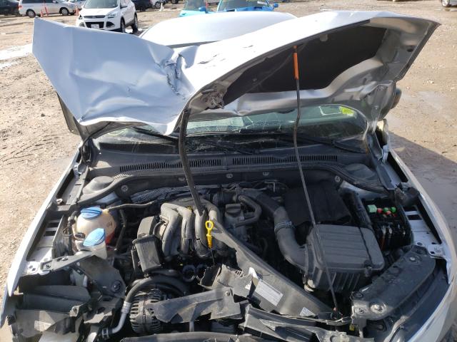 3VW2K7AJ8EM248386 - 2014 VOLKSWAGEN JETTA BASE 银色 照片 7