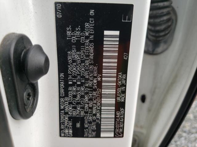 JTJBM7FX2A5017152 - 2010 LEXUS GX 460 GRAY photo 13