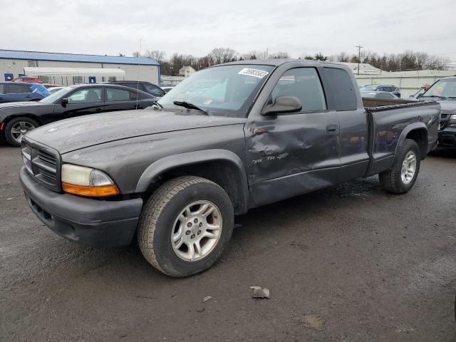 1B7GL12X72S668259 - 2002 DODGE DAKOTA BAS CHARCOAL photo 1