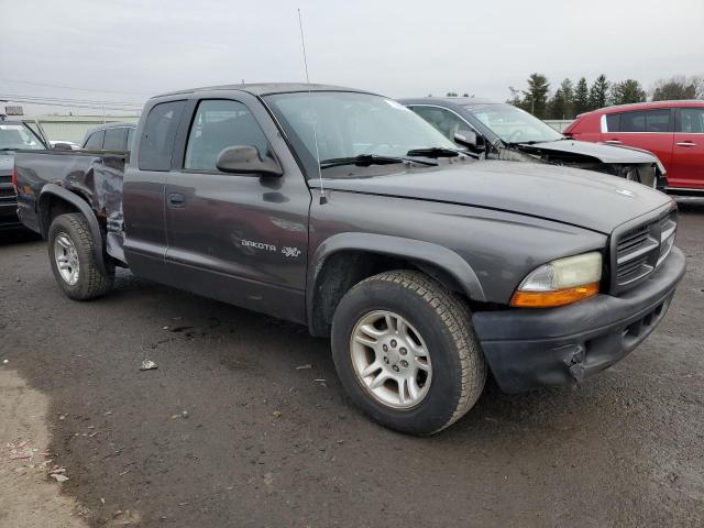 1B7GL12X72S668259 - 2002 DODGE DAKOTA BAS CHARCOAL photo 4