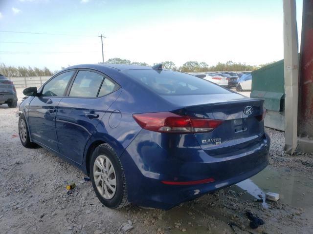 5NPD74LF3HH197362 - 2017 HYUNDAI ELANTRA SE BLUE photo 3