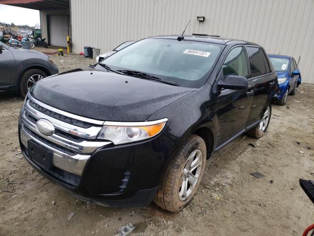 2FMDK4GC2DBB56141 - 2013 FORD EDGE SE BLACK photo 2