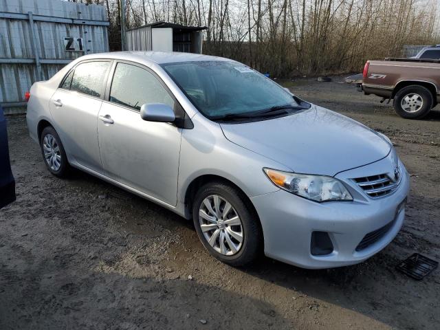 5YFBU4EE5DP136242 - 2013 TOYOTA COROLLA BA SILVER photo 4