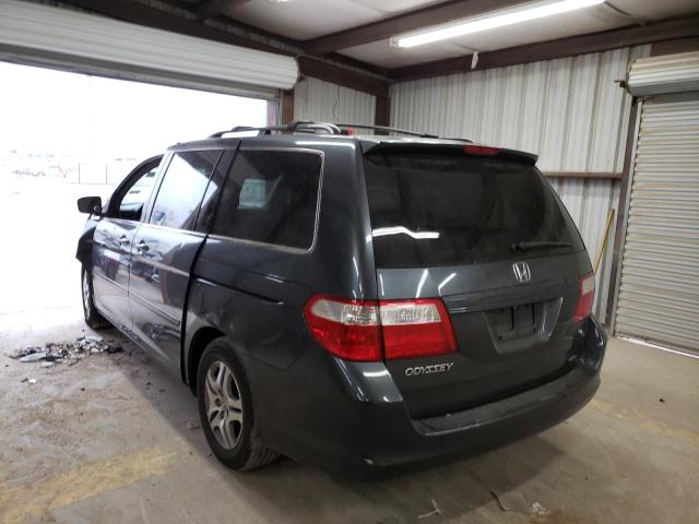 5FNRL38426B455224 - 2006 HONDA ODYSSEY EX BLUE photo 3