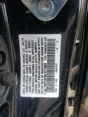 19XFC2F85LE212883 - 2020 HONDA CIVIC SPOR 黑色 照片 13