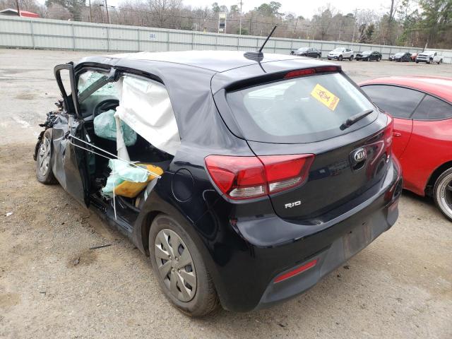 3KPA25AB5KE175673 - 2019 KIA RIO S BLACK photo 3