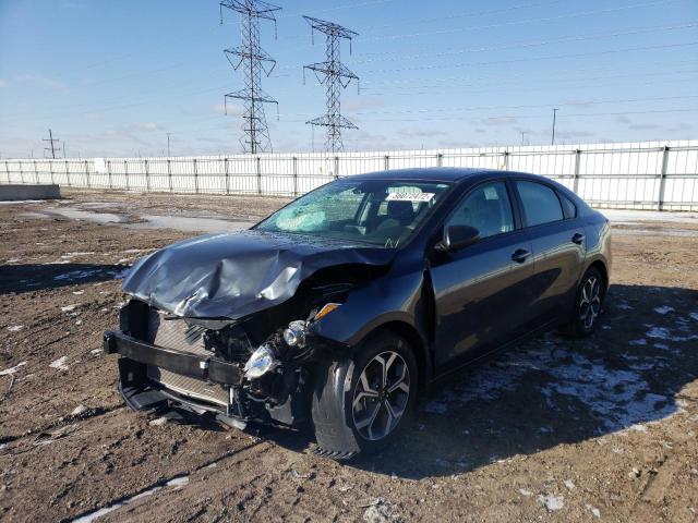 3KPF24AD8LE237778 - 2020 KIA FORTE FE GRAY photo 2