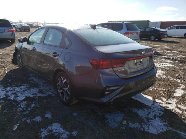 3KPF24AD8LE237778 - 2020 KIA FORTE FE GRAY photo 3