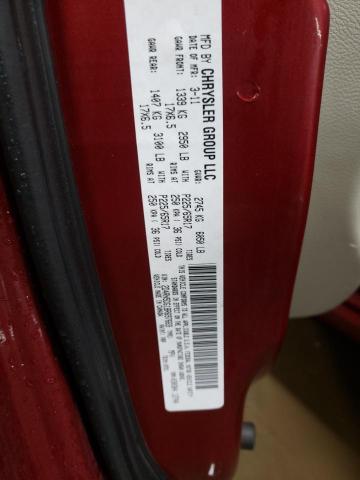 2D4RN5DG1BR697669 - 2011 DODGE GRAND CARA RED photo 13