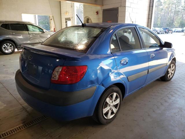 KNADE223096449692 - 2009 KIA RIO BASE BLUE photo 4