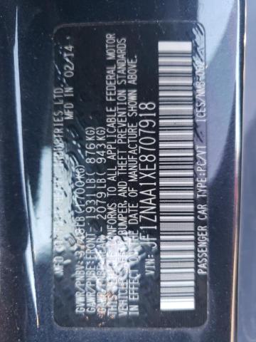 JF1ZNAA1XE8707918 - 2014 TOYOTA SCION FR-S GRAY photo 13