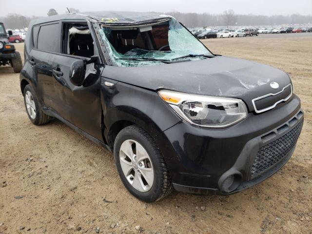 KNDJN2A29E7718680 - 2014 KIA SOUL BLACK photo 1