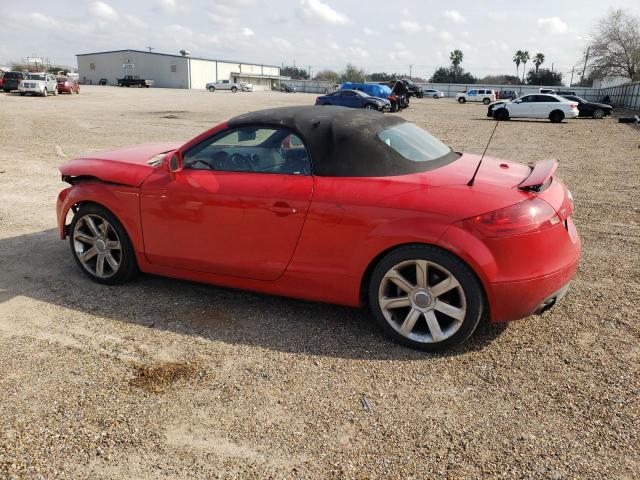 TRUMF38J881030566 - 2008 AUDI TT 2.0T RED photo 2