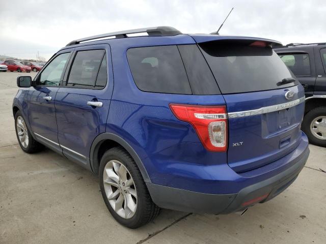 1FM5K7D82EGB53238 - 2014 FORD EXPLORER X BLUE photo 2