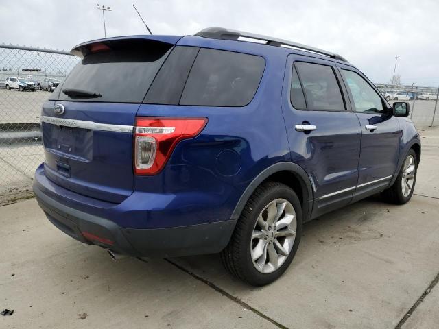 1FM5K7D82EGB53238 - 2014 FORD EXPLORER X BLUE photo 3