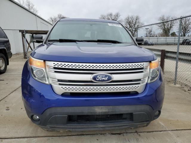 1FM5K7D82EGB53238 - 2014 FORD EXPLORER X BLUE photo 5