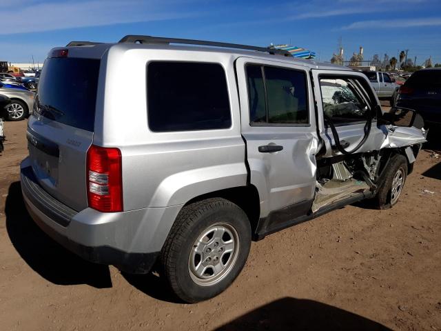 1C4NJRBB1DD108695 - 2013 JEEP PATRIOT SP SILVER photo 3