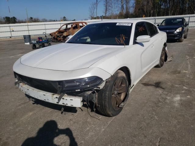 2C3CDXHG2FH856372 - 2015 DODGE CHARGER SX WHITE photo 2