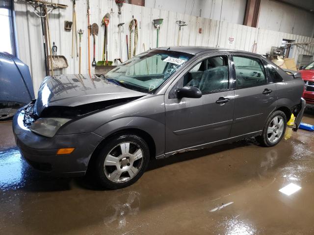 1FAFP34N05W267436 - 2005 FORD FOCUS ZX4 GRAY photo 1