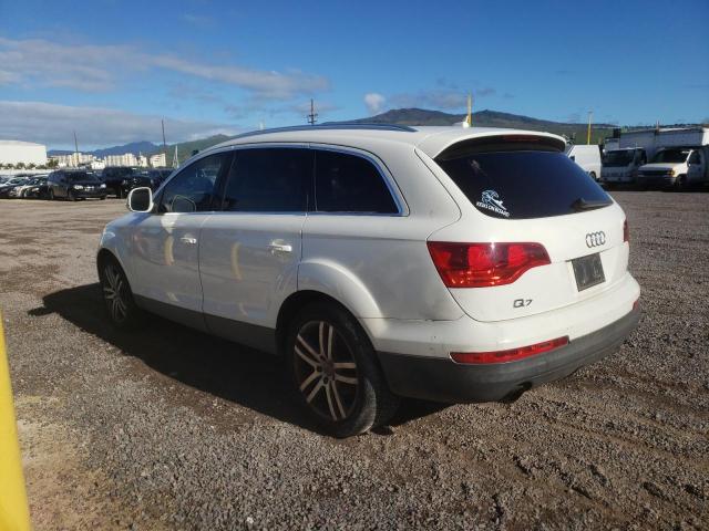 WA1BY74L57D091794 - 2007 AUDI Q7 3.6 QUA WHITE photo 2