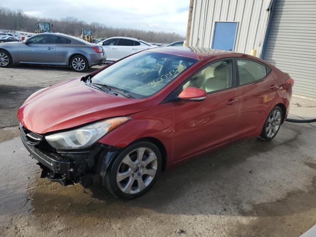 KMHDH4AE1BU160858 - 2011 HYUNDAI ELANTRA GL MAROON photo 1