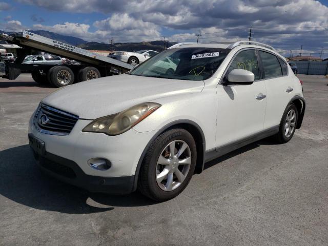 JNKAJ09E78M305403 - 2008 INFINITI EX35 BASE WHITE photo 2