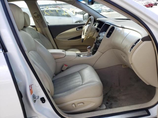 JNKAJ09E78M305403 - 2008 INFINITI EX35 BASE WHITE photo 5