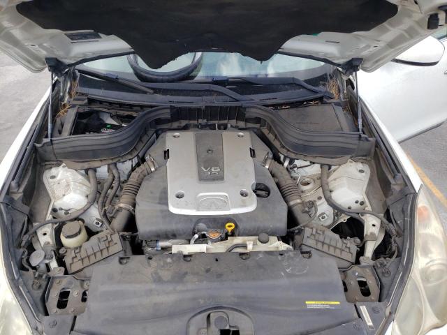 JNKAJ09E78M305403 - 2008 INFINITI EX35 BASE WHITE photo 7