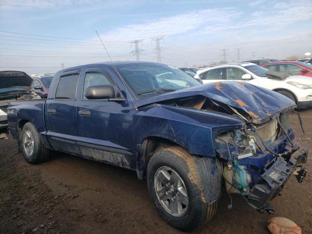 1D7HW48N76S507313 - 2006 DODGE DAKOTA QUA BLUE photo 4