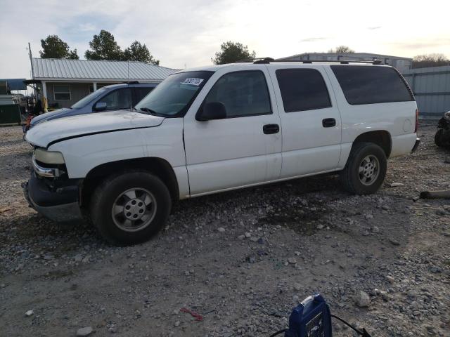 3GNEC16T61G166290 - 2001 CHEVROLET SUBURBAN C WHITE photo 1