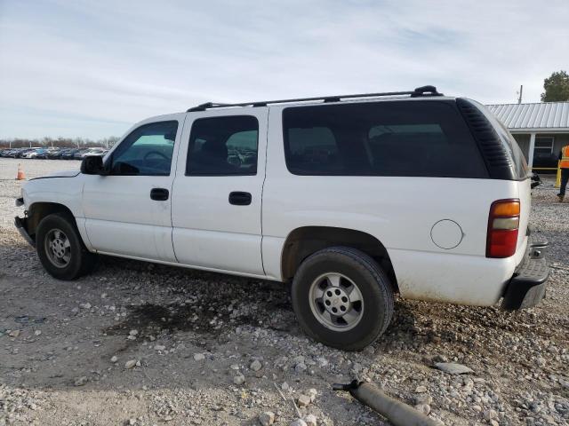 3GNEC16T61G166290 - 2001 CHEVROLET SUBURBAN C WHITE photo 2