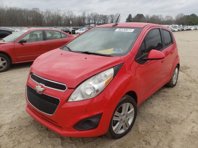 KL8CD6S93DC577022 - 2013 CHEVROLET SPARK RED photo 2