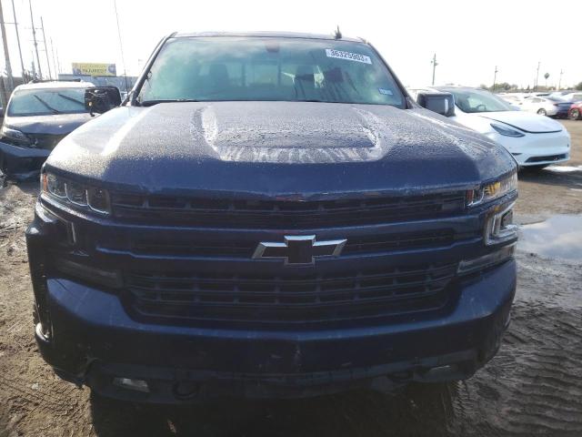 3GCUYEED5MG153638 - 2021 CHEVROLET SILVERADO BLUE photo 5