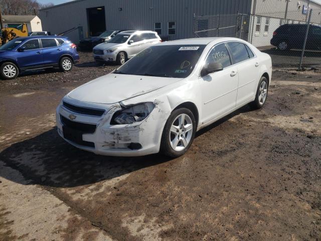 1G1ZG57B59F255253 - 2009 CHEVROLET MALIBU LS WHITE photo 2