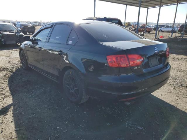 3VW2K7AJ2DM208867 - 2013 VOLKSWAGEN JETTA BASE BLACK photo 2