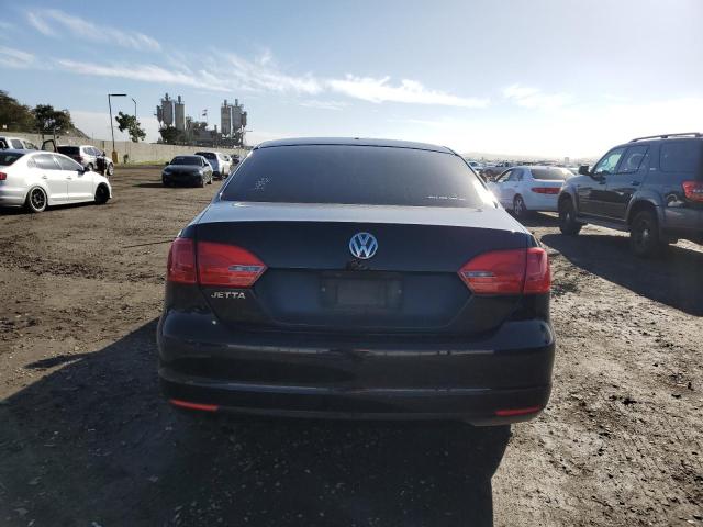 3VW2K7AJ2DM208867 - 2013 VOLKSWAGEN JETTA BASE BLACK photo 6